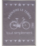 Torchon prendre le temps gris