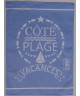 Torchon coté plage bleu