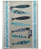 Torchon fleuri Sardines