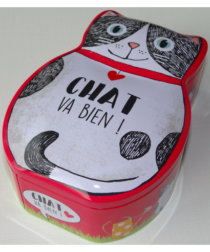 Boite Chat ou chouette Galettes et Palets