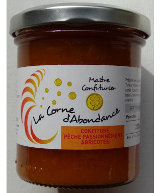 Confiture Pêche passionnément Abricotée